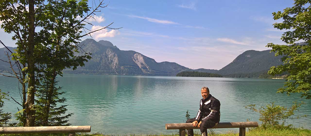 Motorradtouren Bayern | Walchensee